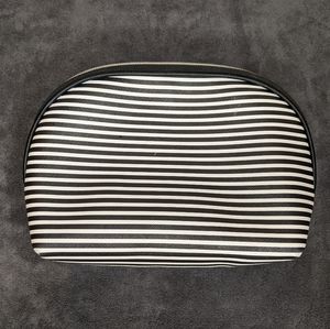 Dabney Lee Black and White Stripe Makeup Bag
